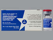 Amphadase: This is a colorless Vial imprinted with nothing on the front, nothing on the back, and is manufactured by AMPHASTAR PHARM.