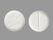 Terbutaline Sulfate: This is a Tablet imprinted with LCI  1318 on the front, nothing on the back.