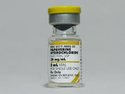 Papaverine Hcl: This is a Vial imprinted with nothing on the front, nothing on the back.
