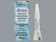 Akten 3.5% (package of 1.0 ml(s)) Gel