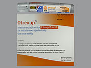 Otrexup: This is a Auto-injector imprinted with nothing on the front, nothing on the back.