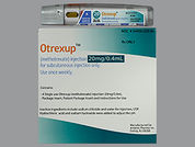 Otrexup: This is a Auto-injector imprinted with nothing on the front, nothing on the back.