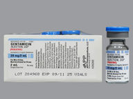 Gentamicin Sulfate 0.1% (package of 30.0 gram(s)) Vial