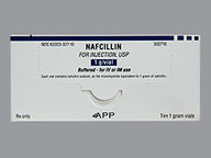 Vial de 1 G (package of 1.0) de Nafcillin Sodium