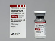 Colistimethate Sodium: This is a Vial imprinted with nothing on the front, nothing on the back.