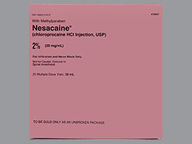 Nesacaine 30.0 ml(s) of 20 Mg/Ml Vial