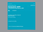 Nesacaine-Mpf: This is a Vial imprinted with nothing on the front, nothing on the back.