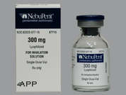 Nebupent: Esto es un Vial Nebulizador blanco imprimido con nada en la parte delantera, nada en la parte posterior, y es fabricado por FRESENIUS KABI.