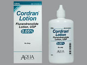Cordran: This is a Lotion imprinted with nothing on the front, nothing on the back.