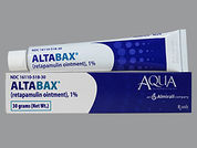 Altabax: This is a Ointment imprinted with nothing on the front, nothing on the back.