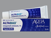 Altabax: This is a Ointment imprinted with nothing on the front, nothing on the back.