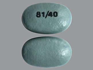 This is a Tablet Immediate D Release Biphase imprinted with 81/40 on the front, nothing on the back.