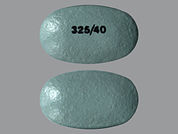 Yosprala: This is a Tablet Immediate D Release Biphase imprinted with 325/40 on the front, nothing on the back.