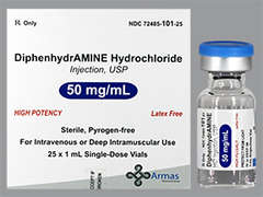This is a colorless Vial imprinted with nothing on the front, nothing on the back, and is manufactured by ARMAS PHARMACEU.