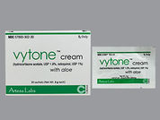 Vytone: This is a Cream In Packet imprinted with nothing on the front, nothing on the back.