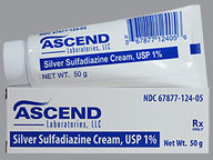 Silver Sulfadiazine 50.0 gram(s) of 1 % Cream