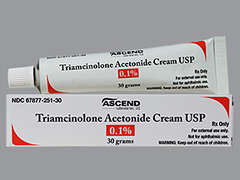 This is a white Cream imprinted with nothing on the front, nothing on the back, and is manufactured by ASCEND LABORATO.