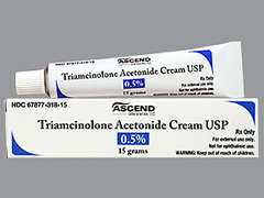 This is a white Cream imprinted with nothing on the front, nothing on the back, and is manufactured by ASCEND LABORATO.