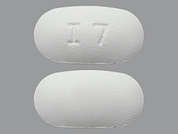Ibuprofen: Esto es un Tableta blanco oblongo imprimido con I 7 en la parte delantera, nada en la parte posterior, y es fabricado por GRANULES PHARMA.