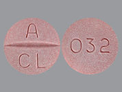 Atacand: This is a Tablet imprinted with A  CL on the front, 032 on the back.