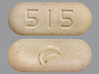 This is a Tablet imprinted with logo on the front, 515 on the back.