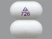 Methylphenidate Er: This is a Tablet Er 24 Hr imprinted with logo and 726 on the front, nothing on the back.