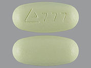 Clarithromycin Er: This is a Tablet Er 24 Hr imprinted with logo and 777 on the front, nothing on the back.