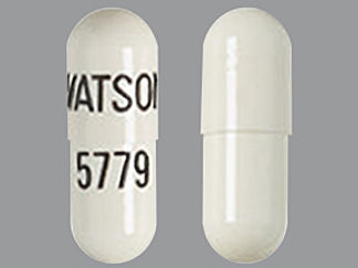 This is a Capsule imprinted with WATSON on the front, 5779 on the back.