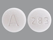 Perphenazine: This is a Tablet imprinted with A on the front, 283 on the back.