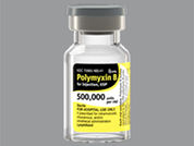 Polymyxin B Sulfate: This is a Vial imprinted with nothing on the front, nothing on the back.