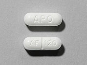 Sotalol Af: This is a Tablet imprinted with APO on the front, AF 120 on the back.