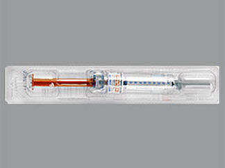 This is a Syringe imprinted with nothing on the front, nothing on the back.