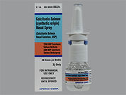 Calcitonin-Salmon: This is a Aerosol Spray With Pump imprinted with nothing on the front, nothing on the back.