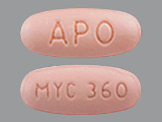 Esto es un Tableta Dr imprimido con APO en la parte delantera, MYC 360 en la parte posterior, y es fabricado por None.