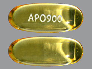 This is a Capsule imprinted with APO900 on the front, nothing on the back.