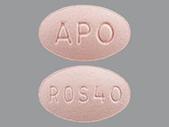 Esto es un Tableta imprimido con APO en la parte delantera, ROS40 en la parte posterior, y es fabricado por None.