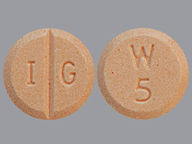 Tableta de 3 Mg de Warfarin Sodium