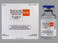 Vial de 20.0 ml(s) of 2 Mg/Ml de Ropivacaine Hcl-Ns