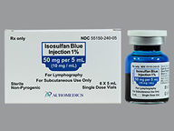 Vial de 5.0 ml(s) of 1 % de Isosulfan Blue