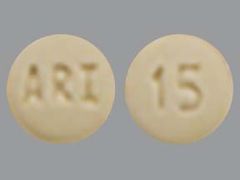 This is a Tablet imprinted with ARI on the front, 15 on the back.