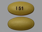 Pantoprazole Sodium: This is a Tablet Dr imprinted with I 51 on the front, nothing on the back.