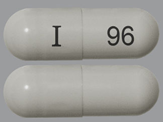 This is a Capsule imprinted with I on the front, 96 on the back.