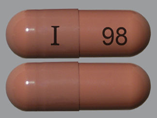 This is a Capsule imprinted with I on the front, 98 on the back.