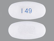 Divalproex Sodium Er: This is a Tablet Er 24 Hr imprinted with I 49 on the front, nothing on the back.