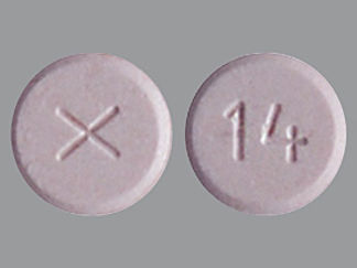 Esto es un Tableta imprimido con X en la parte delantera, 14 en la parte posterior, y es fabricado por None.