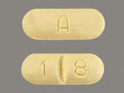 Sertraline Hcl: This is a Tablet imprinted with A on the front, 1 8 on the back.