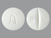 Amiodarone Hcl: This is a Tablet imprinted with 8 4 on the front, A on the back.