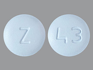 This is a Tablet imprinted with Z on the front, 43 on the back.