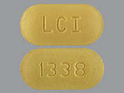 Avidoxy: This is a yellow oblong Tablet imprinted with LCI on the front, 1338 on the back, and is manufactured by AVIDAS PHARMACE.