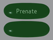 Prenate Essential: This is a Capsule imprinted with Prenate on the front, nothing on the back.